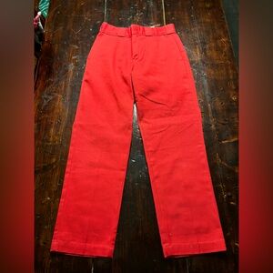 Vibrant Red Pants